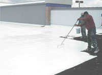 Final Flat Roof - Membrane Roofing System Application